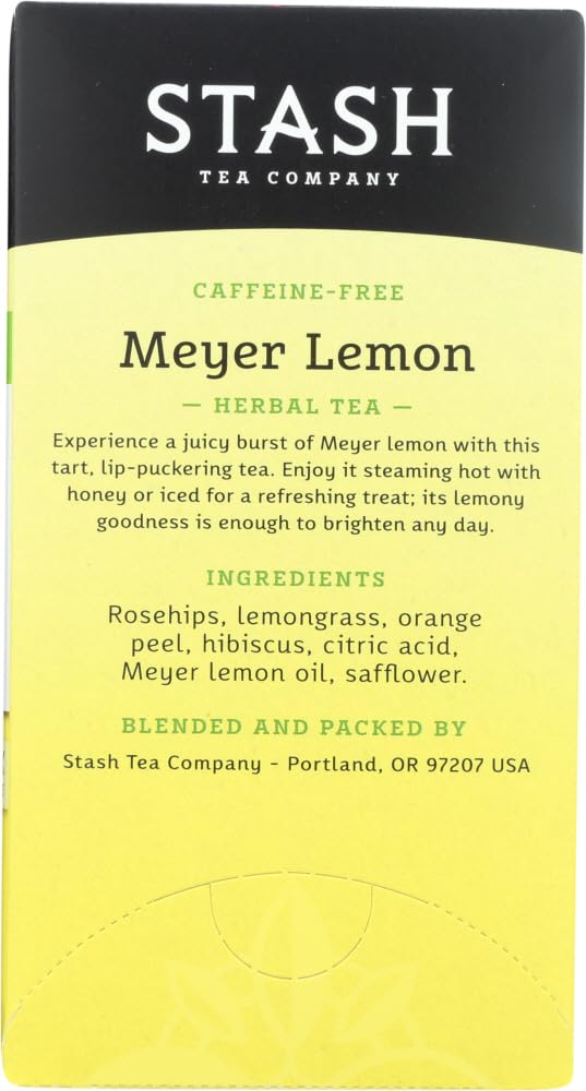 Herbal Tea Meyer Lemon by Stash – 20 Count (Pack of 3), Model 00056723
