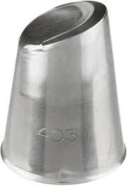 Ateco Decorating Ruffle Tip #403 - U-shaped tip for creating ribbons, bows, scallops, and other special effects