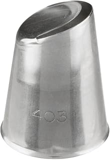 Ateco Decorating Ruffle Tip #403 - U-shaped tip for creating ribbons, bows, scallops, and other special effects