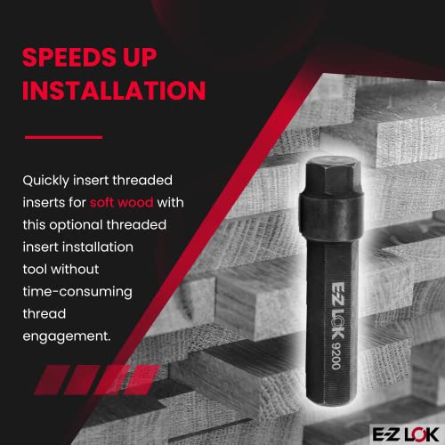 E-Z LOK 3/8-16 / Black / 3/8-16 Internal Threads Inch Inserts & Kits
