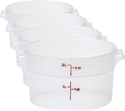 Cambro RFS2PP190 Translucent Rounds 2 qt (Pack of 4)