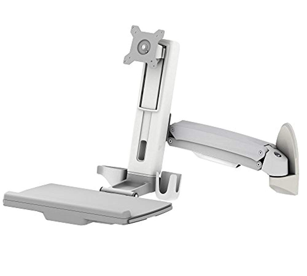 Dyconn White / 23"L x 37.64"W x 36.46"H / WSM Monitor Stands