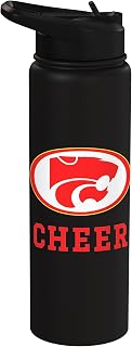 Carlisle High School Wildcats Cheer Stainless Steel Insulated Water Bottle