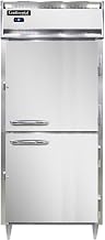 DL1RX-SA-HD Designer Line Extra-Wide Single Section Reach In Refrigerator, 36-1/4"W, Stainless Exterior & Half-Height Doors