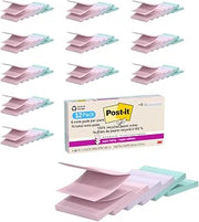 Post-it 100% Recycled Paper Super Sticky Notes, 3 in. x 3 in, 12 Pack