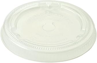 World Centric CUL-CS-12F Clear Lid for 12-22 Oz Paper Cups - 1000 / CS