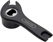 Farberware 5-in-1 Multi Opener Tool - Can Opener, Jar Opener, Bottle Opener, Cap Opener and Can Tab Lifter for Kitchen, Ergonomic Handle, Ideal for Seniors and Arthritis