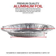 Stock Your Home 100 Pack (4 Inch) / Silver / 100 Pack Pie Pans