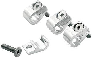 Allstar ALL18323 2pc Alum Line Clamps 3/8in 4pk