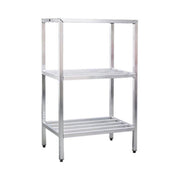 H.D. Series 3 Tier Shelving Unit 42" W x 24" D x 60" H with 1500 lbs Shelf Capacity by NEW AGE – 3, Multi Color, Model 1051