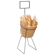 Single Natural Wicker Basket Display Set - 17"L x 18"W x 35"H by HUBERT – 17"L x 18"W x 35"H