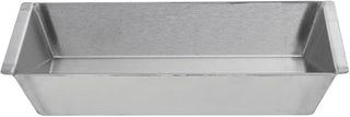 HUBERT Food Display Pan Stainless Steels with Rim Tapered - 12" L x 6" W x 2" H