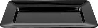 G.E.T. ML-10-BK 15" x 8" Rectangular Plate, Black