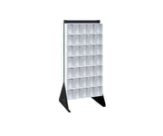 QUANTUM STORAGE SYSTEMS One Size / 14 White Tip Out Bins White 7H x 24W x 6D / White Open Storage Bins