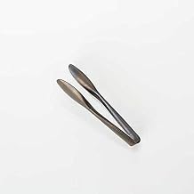 American Metalcraft BLHT6 Vintage Black Hammered Serving Tongs, 6"