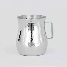 American Metalcraft CHS2 Silver Hammered Stainless Steel Creamer, 4-Ounces