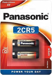 Panasonic 2CR5 6 Volt Lithium Battery (245, DL245, EL2CR5)