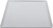 G.E.T. 12" White Square Midtown Melamine Plate (Set of 12)