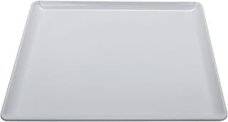 G.E.T. 12" White Square Midtown Melamine Plate (Set of 12)