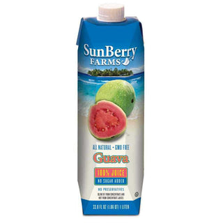 Guava 100 Percent Juice by Sunberry Farms – 1 Count (Pack of 6), Pack of 6