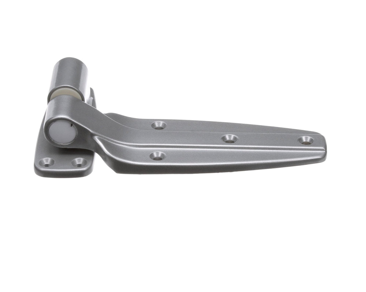 (KASOA) Hinge Silver Flush by Kason – 10.5, Silver, Polished Chrom, Model 1245-000004