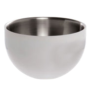Serving Bowl White Stainless Steel Double-Wall Bowl - 7" Dia x 4 5/16 H by HUBERT – Stainless Steel, White, Model 191538028137
