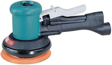 Dynabrade 58430 5" (127 mm) Dia. DynaLocke Dual-Action Sander, Non-Vacuum, 45 hp, 12,000 RPM, 3/16" (5 mm) Dia. Orbit/Rotary, Rear Exhaust