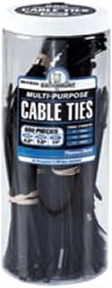 Thomas & Betts Ty-Rap 90650IUV Cable Tie Jar, Black