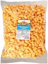 Land O Lakes Mild Reduced Fat Yellow Cheddar Cheese Cube, 5 Pound -- 4 per case.