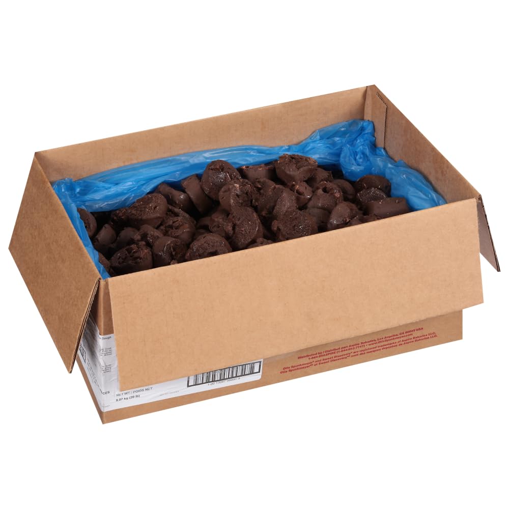 Sweet Discovery Double Chocolate Brownie Cookie Dough by Otis Spunkmeyer – 1.33 Ounce (Pack of 240), brown, Pack of 240