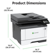 Lexmark PRINTER / BLACK GREY / Printer + Black Toner Laser Printer Paper
