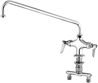 T&S Brass B-0200-M Double Pantry Faucets with 18" Swing Nozzle