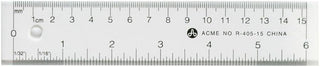 Westcott 6-Inch Acrylic Ruler (11244)
