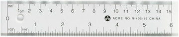 Westcott 6-Inch Acrylic Ruler (11244)
