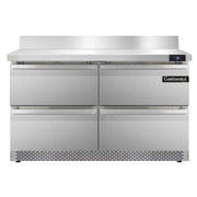 Two Section Work Top Freezer 48" W by Continental Refrigerator – Model SWF48-BS-FB-D