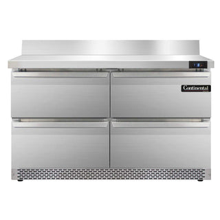 Two Section Work Top Freezer 48" W by Continental Refrigerator – Model SWF48-BS-FB-D