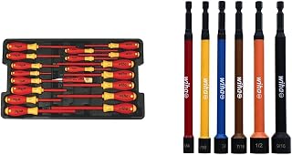 Wiha Insulated Screwdriver and Magnetic Nut Setter Set Bundle