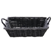 HUBERT Black / 8"Lx11"Wx3"H / Modern Shelf Baskets