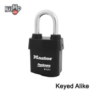 Master Lock 1 Pack / Black / 1 Keyed Padlocks