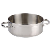 20 qt Induction Casserole/Brazier Pan by Vollrath – 20 Quarts, Stainless Steel, Silver, Model 3320