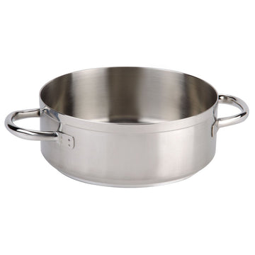 20 qt Induction Casserole/Brazier Pan by Vollrath – 20 Quarts, Stainless Steel, Silver, Model 3320