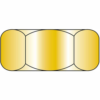 Finished Hex Nut by Brighton-Best – 3/8-16, Low Carbon Steel, Model 323120