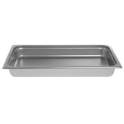Steam Table Pan Hotel Pan Full Size Stainless Steel - 2 1/2 D by HUBERT – 2.5 inches (depth), 2.5 inches, Stainless Steel, Model AST-2002