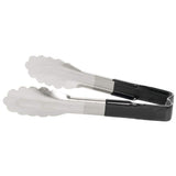 Kool-Touch Black Handled 6 Utility Tong" by Vollrath – Stainless Steel, Silver, Model 4780620