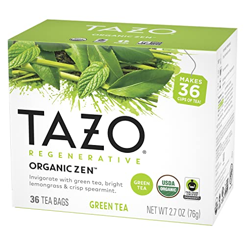 TAZO 36 Count (Pack of 5) / Green / 5 Herbal