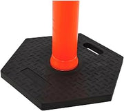 Global Industrial Rubber Base for Delineator Post, Hexagonal