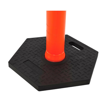 Rubber Base for Delineator Post by Global Industrial – Rubber, Black, Model RD10-R6R-16LBS
