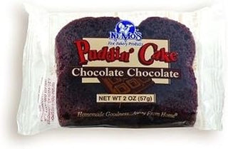 Ne-Mos Chocolate Pudding Cake Slice, 2 Ounce -- 36 per case.