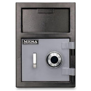 Cash Depository Safe by Mesa Safe Co. – 0.8 cu. ft., 0.8 cubic_feet, Alloy Steel, Black/Grey, Model MFL2014C