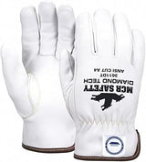 MCR Safety 3611DTXL Leather Work Gloves, X-Large, 1-Pair, White
